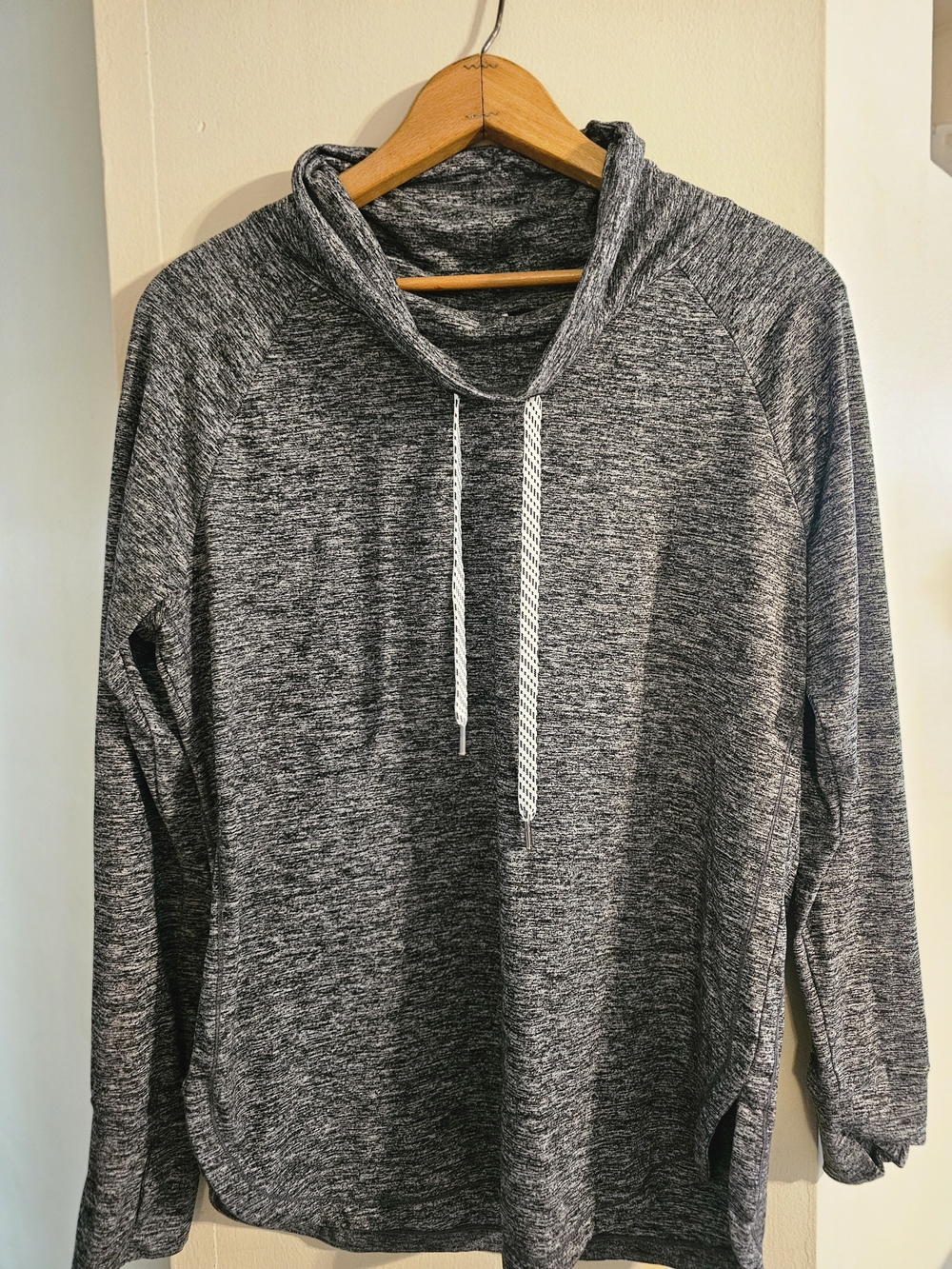 Heather Gray Cowl Neck Pullover